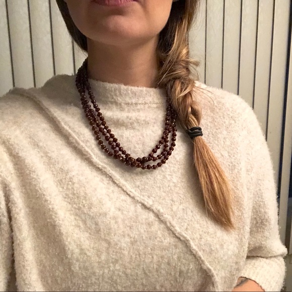 31 Bits Oxblood Necklace - Picture 5 of 6